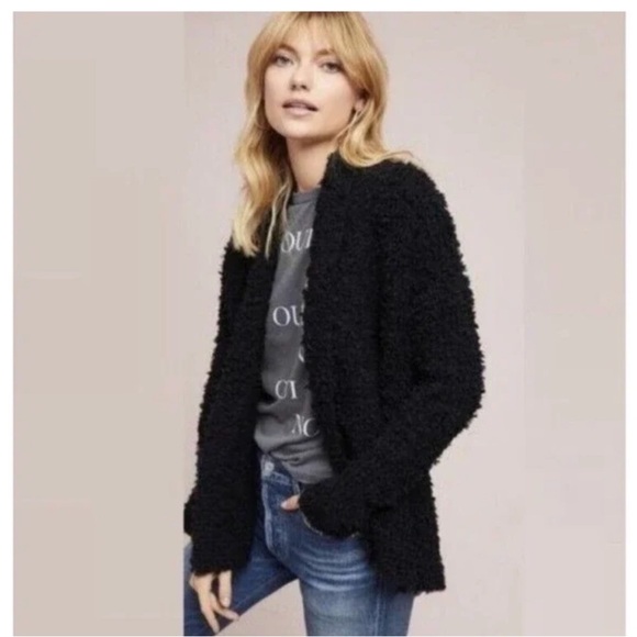Anthropologie Sweaters - Anthropologie Akemi + Kin Black Textured Cardigan - great used condition - large